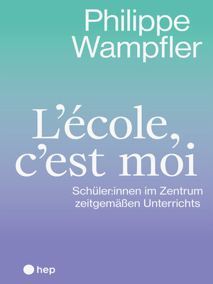 cover image of L'école, c'est moi (E-Book)